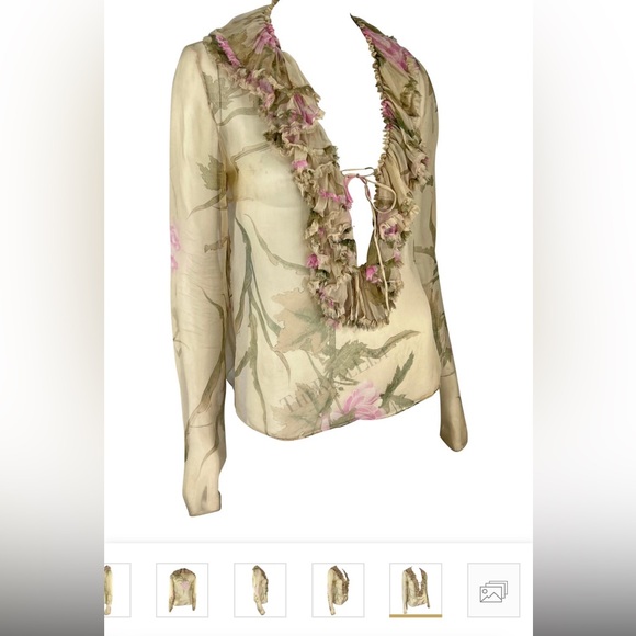 Gucci x Tom Ford - VINTAGE BLOUSE - Picture 9 of 10